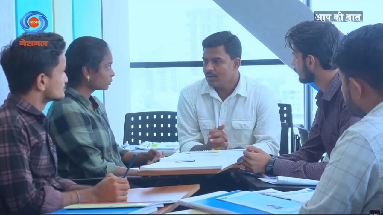 Jayant sakhare at doordarshan